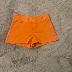 Alice+ Olivia orange shorts, XS